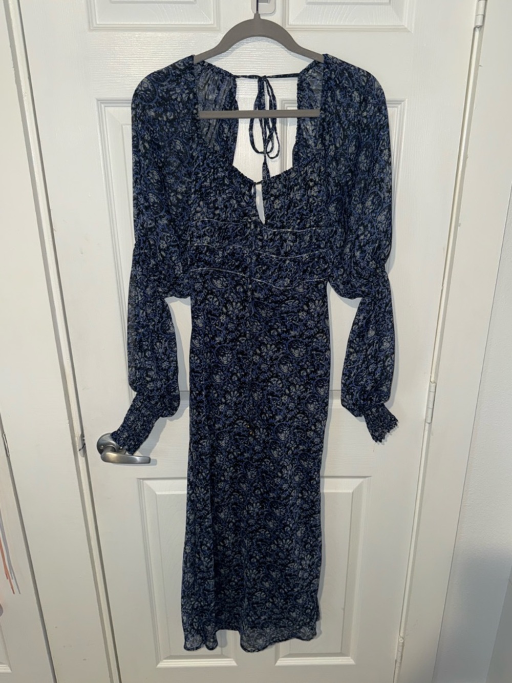 Free People Aglow Midi Dress in Blue - Picture 5 of 10